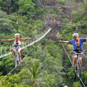 🌴 Tyrolienne de Phangan & vue sur la cascade de Wang Sai