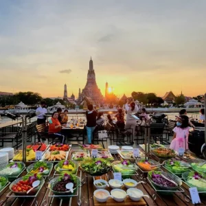 🌅 Croisière Twilight White Orchid – Dîner au crépuscule sur le Chao Phraya