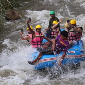 🍃Super Combo Phang Nga : Rafting, VTT, Tyrolienne & Bain d'Éléphant