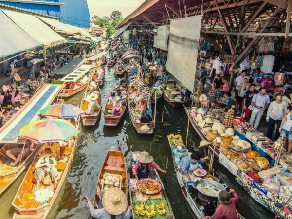 🚂 Marché ferroviaire de Maeklong & Marché flottant de Damnoen Saduak - Image 4