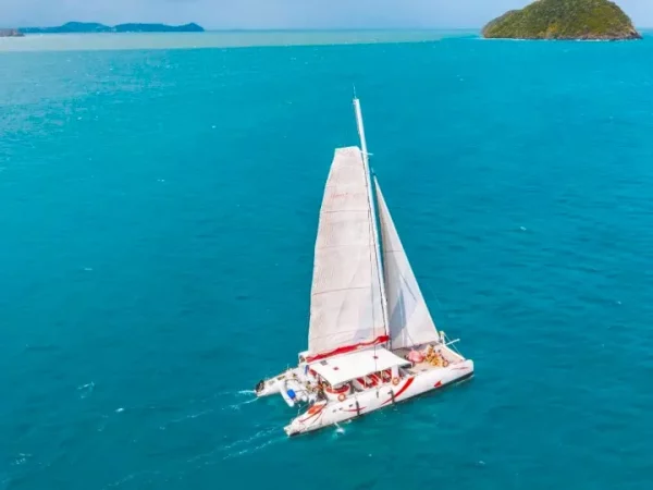 🛥️ Racha + Îles Coralliennes + Coucher de Soleil au Cap Promthep (catamaran yacht) – Image 2