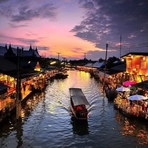 🚂 Marché flottant d’Amphawa & Marché du train + Croisière lucioles