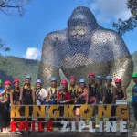 🌲 Tyrolienne géante KingKong Smile – La plus longue et haute d’Asie !