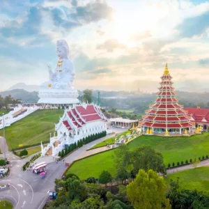 🛕 Excursion Temple Blanc, Bleu & Rouge + Café féerique Lalitta (depuis Chiang Mai)
