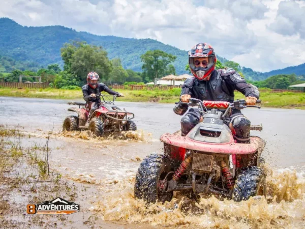 🍃Mae Taeng : Quad & Rafting extrême Adventures – Image 3