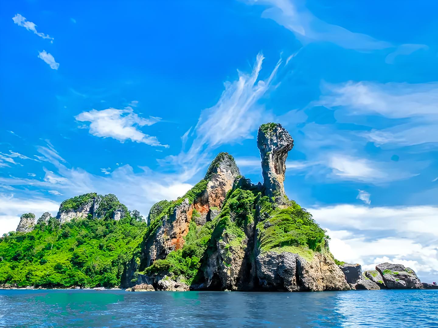 Îles de Krabi en bateau longtail